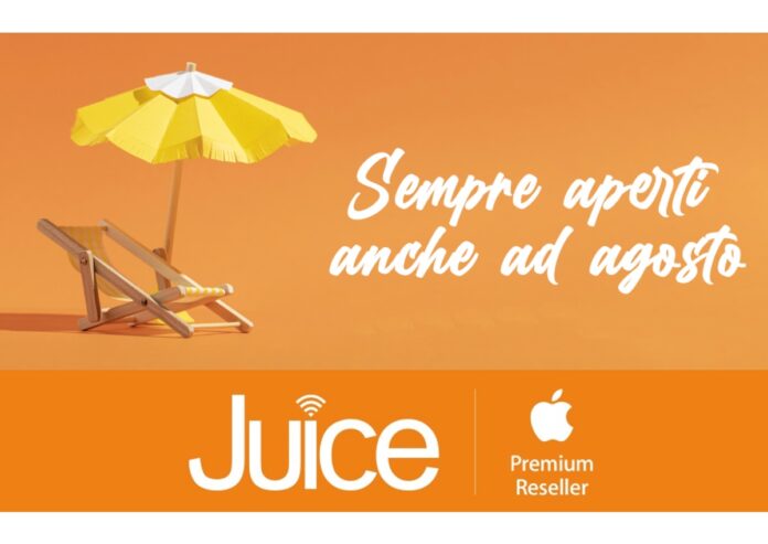 Juice sempre aperti in agosto, sconti su iPhone 12 e AirPods