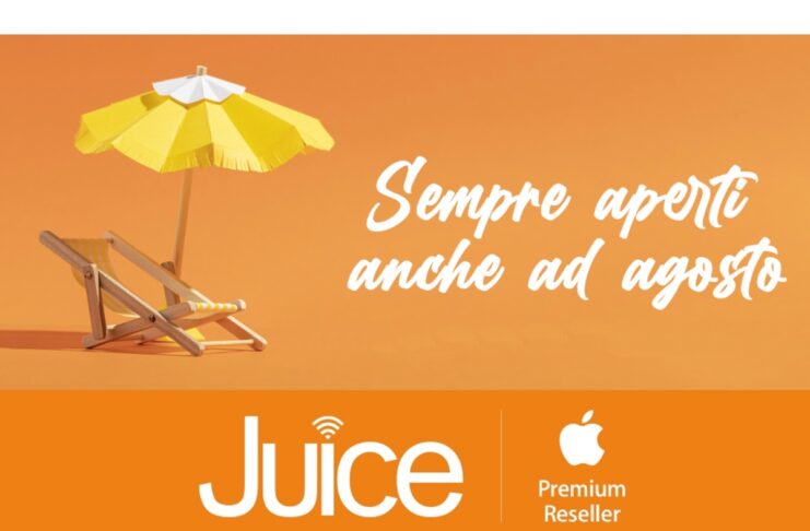 Juice sempre aperti in agosto, sconti su iPhone 12 e AirPods