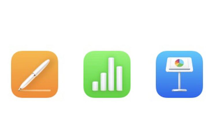 Nuove icone di Pages, Numbers e Keynote nela beta di macOS Monterey