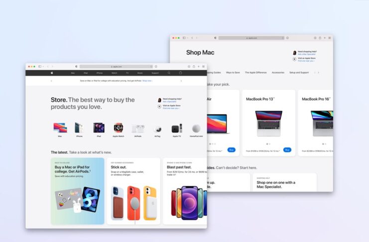 Il sito di Apple aggiornato con la sezione “Store”