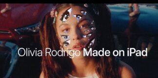 Apple presenta il video musicale di Olivia Rodrigo made on iPad
