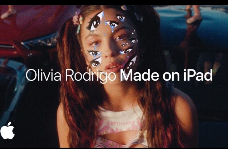 Apple presenta il video musicale di Olivia Rodrigo made on iPad