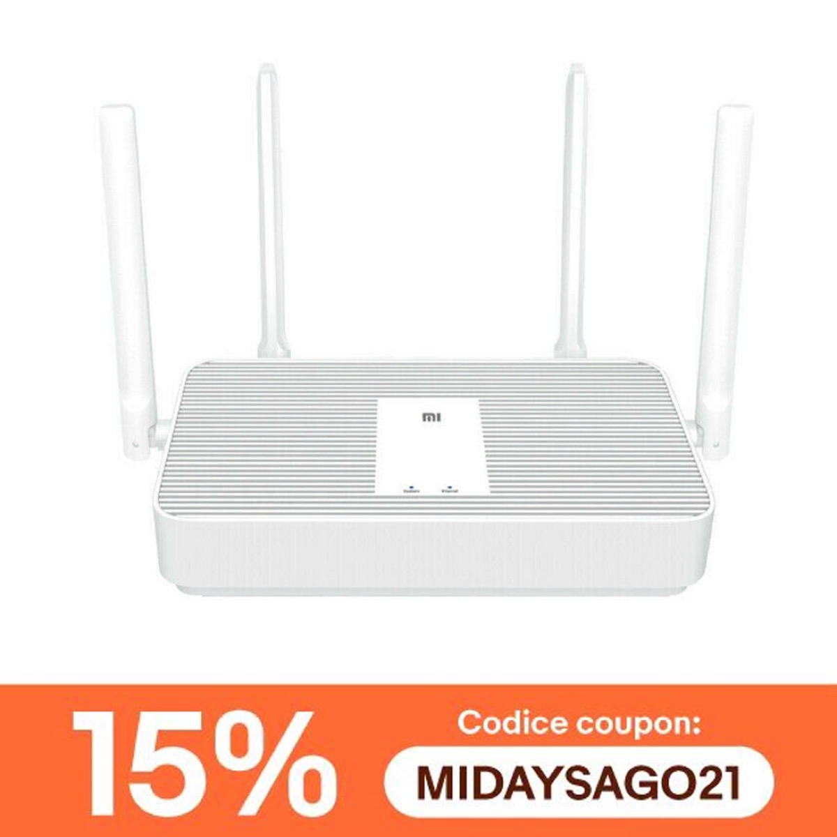 Il router Xiaomi AX1800, trasmissione fino a 1201 Mbps a soli 25 euro su eBay Il router Xiaomi AX1800, trasmissione fino a 1201 Mbps a soli 25 euro su eBay