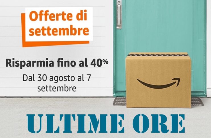 Offerte di Settembre Amazon, le migliori ancora valide fino a mezzanotte