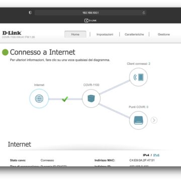 Recensione D-Link COVR-1100, sistema Home Mesh WiFi