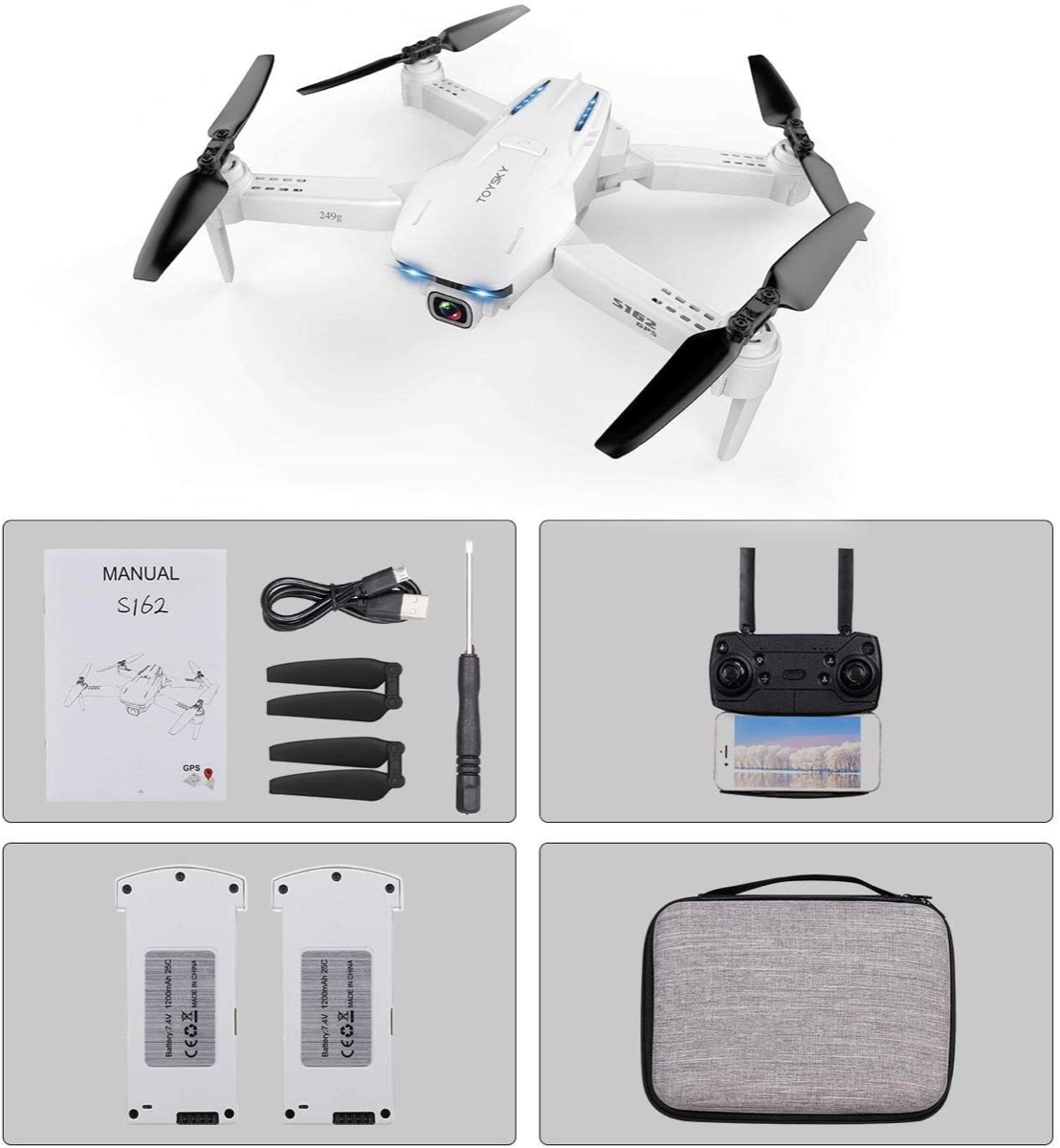 Offerta Goolsky S162, a meno di metà prezzo per il drone tutto fare