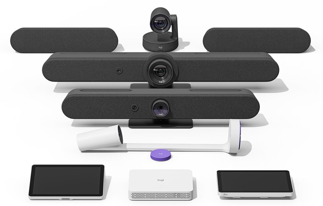 Logitech estende la linea pannelli controllo touch per sale riunioni