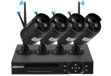 Da KKmoon il kit con 4 video camere IP per mettere in sicurezza casa a 60€ Kit KKmoon 4CH 1080P HD WiFi NVR IP Camera