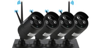 Kit KKmoon 4CH 1080P HD WiFi NVR IP Camera