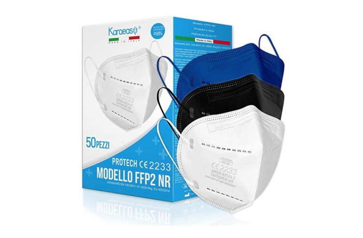 50 mascherine FFP2 Made in Italy a solo 50 centesimi l’una