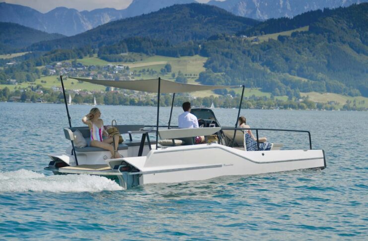 TimeSquare 20 è il primo catamarano elettrico di Frauscher