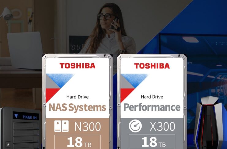 Toshiba porta a 18TB la capacità degli hard disk N300 e X300