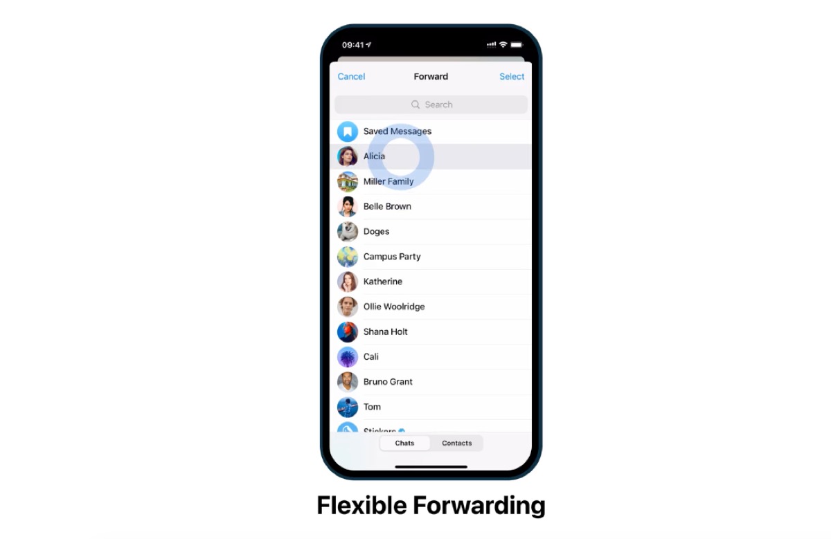 Telegram si aggiorna con le dirette streaming illimitate e tanto altro