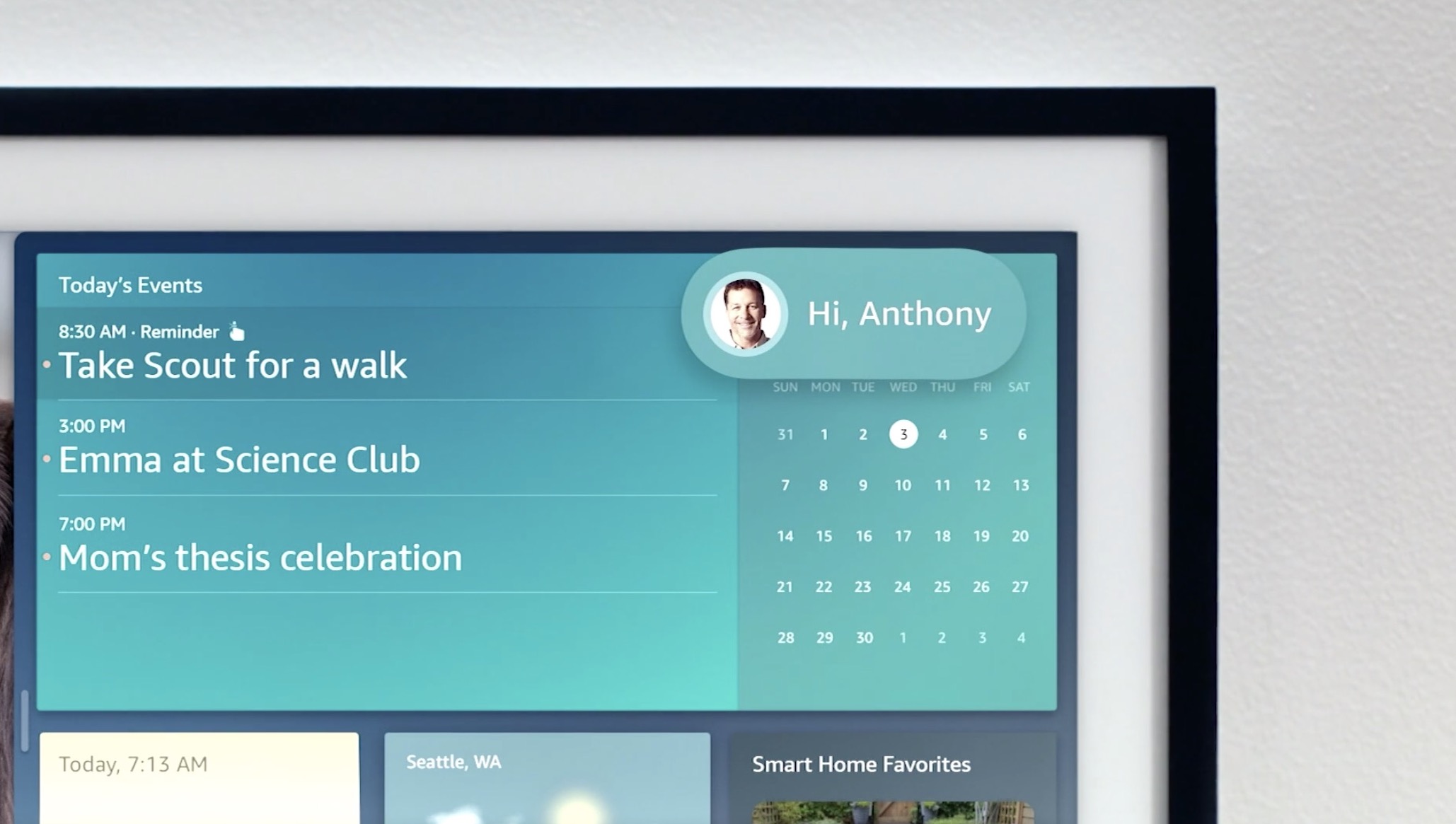 Amazon Echo Show 15: lo schermo con i widget rivoluziona la comunicazione di Alexa