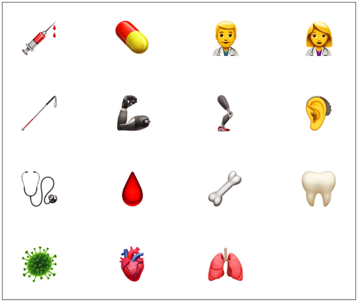 Secondo alcuni medici c’è bisogno di nuove emoji con organi del corpo umano