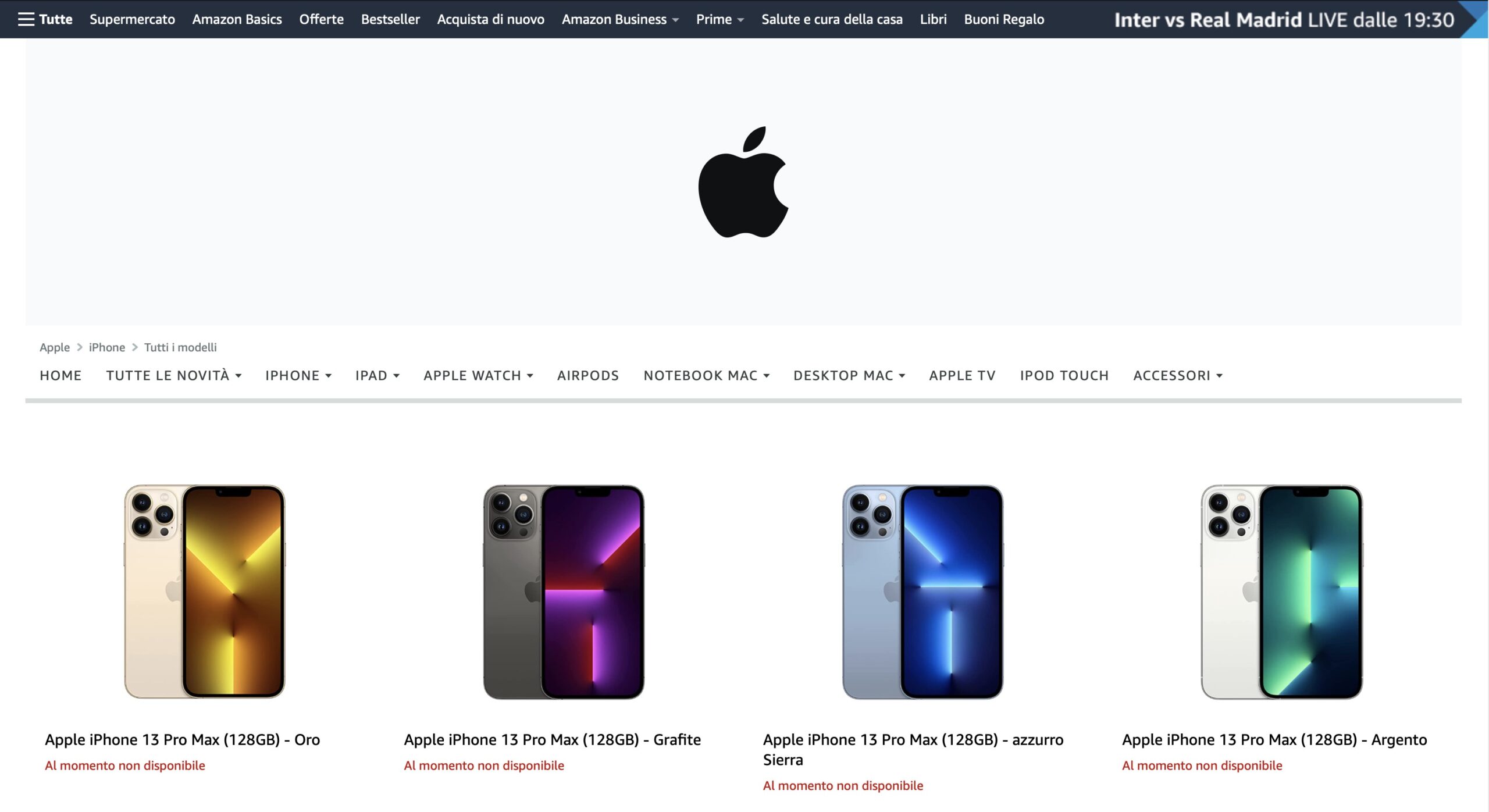 Amazon aggiunge gli iPhone 13 alla sua offerta Amazon aggiunge gli iPhone 13 alla sua offerta