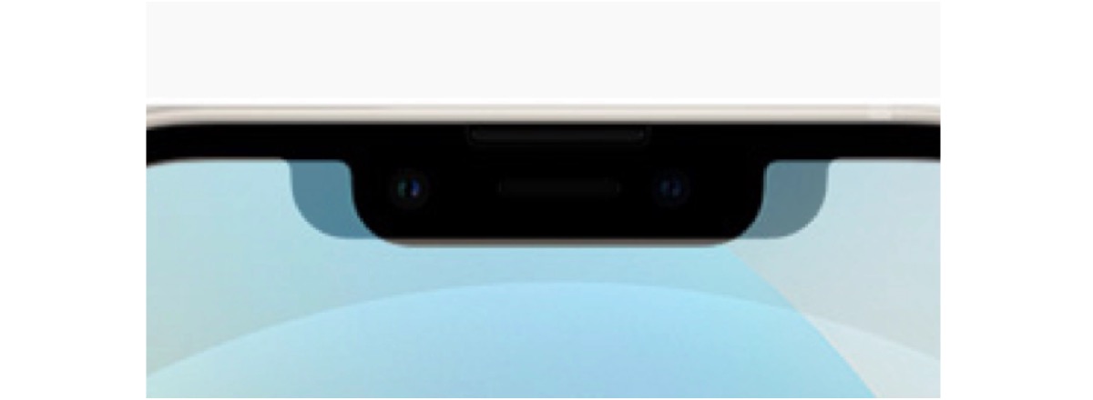 La tacca di iPhone 13 è più stretta, ma più alta di iPhone 12