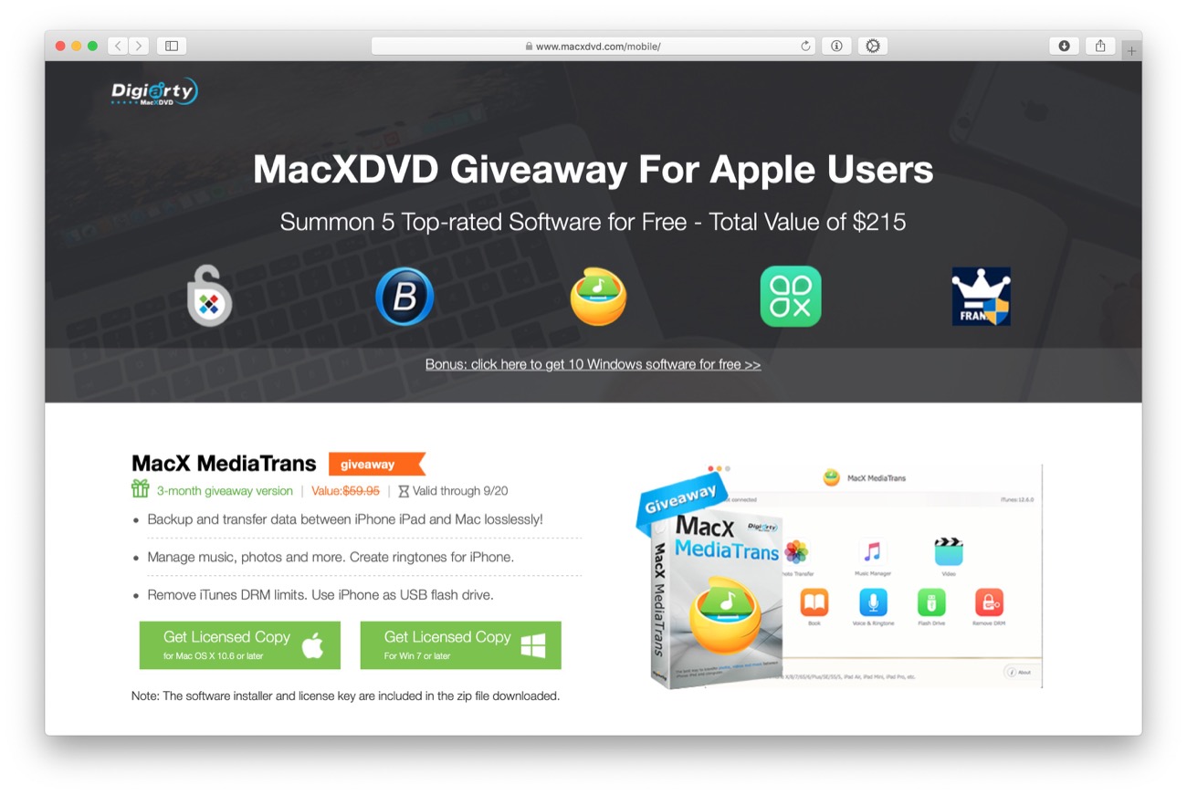 5 software mac gratis