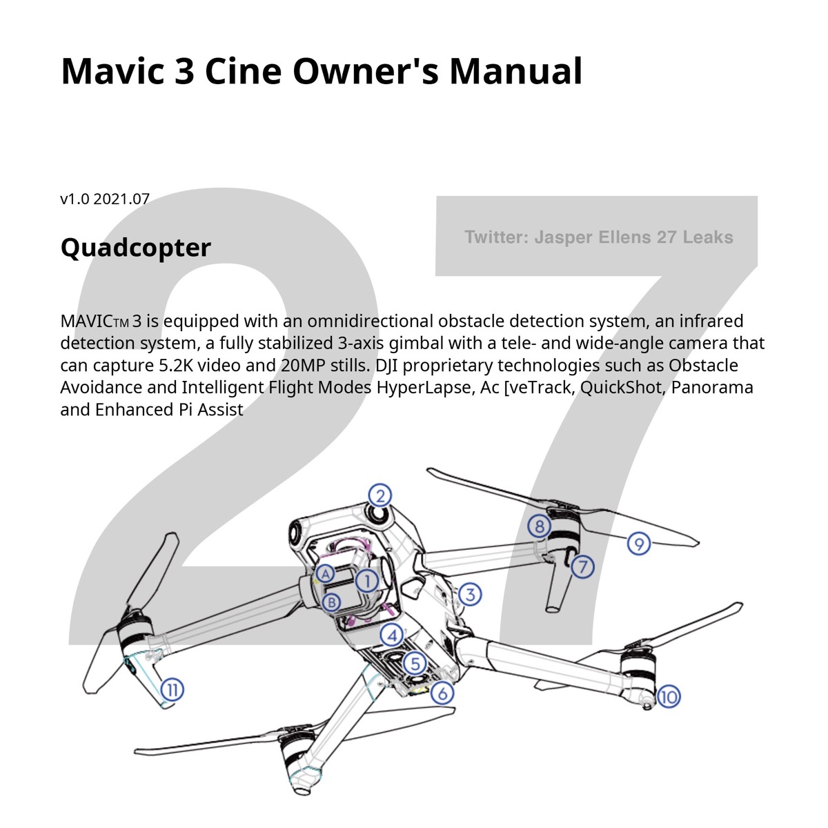 DJI Mavic 3 potrebbe arrivare con camera migliorata e autonomia incredibile 46 minuti