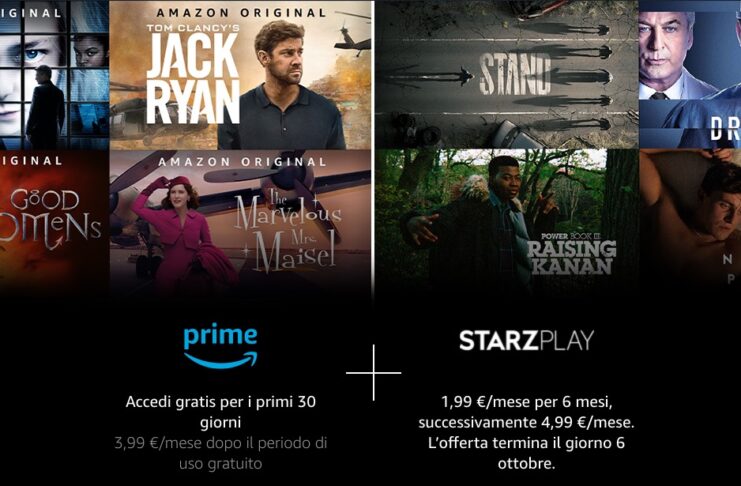 STARZPLAY ora disponibile a 1,99  euro al mese per 6 mesi