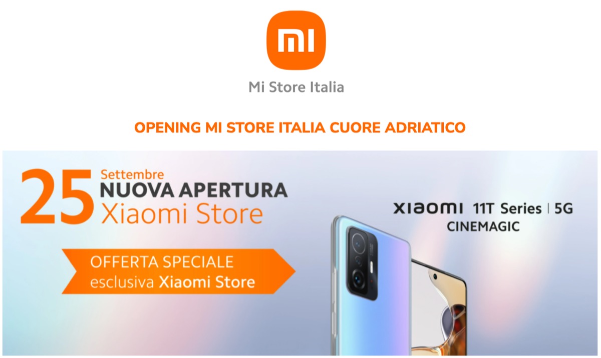 Xiaomi conquista le Marche con il un nuovo store dal 25 settembre