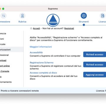 SupRemo software di controllo remoto per Mac e PC, il confronto con TeamViewer e AnyDesk