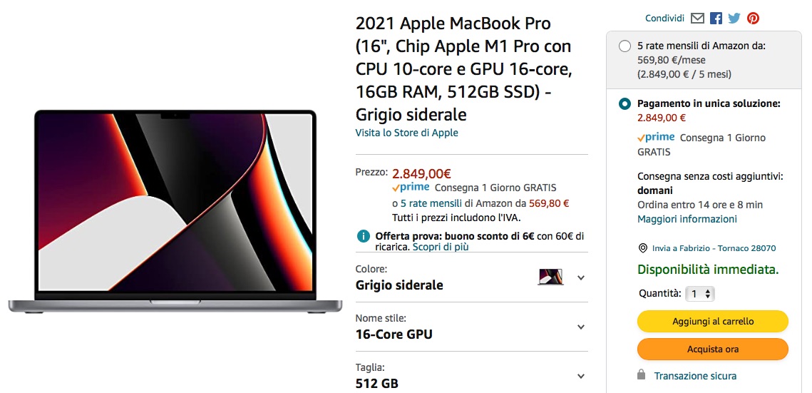 macbook pro m1 amazon