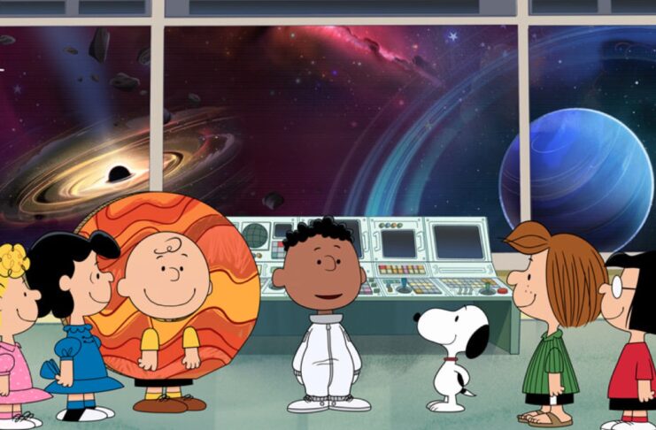 snoopy in space