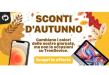 Sconti d’autunno su TrenDevice con offerte imperdibili su iPhone, iPad e Mac Ricondizionati. iPhone 12 da 639,90€, iPhone 11 da 479,90€ Sconti d’autunno su TrenDevice: offerte imperdibili su iPhone, iPad e Mac Ricondizionati. iPhone 12 da 639,90€, iPhone 11 da 479,90€