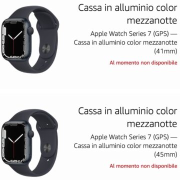 Apple Watch 7, i listini svelano le configurazioni di lancio