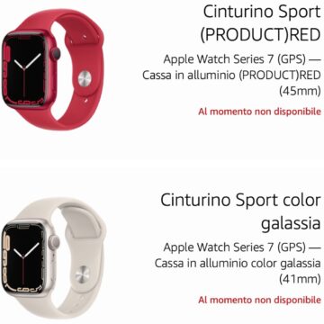 Apple Watch 7, i listini svelano le configurazioni di lancio