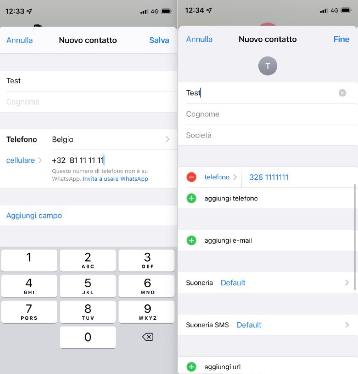 Avete notato il bug WhatsApp nella condivisione numeri di telefono Avete notato il bug WhatsApp nella condivisione numeri di telefono