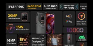 Lo smartphone indistruttibile Ulefone Power Armor 14 in offerta a 154 dollari