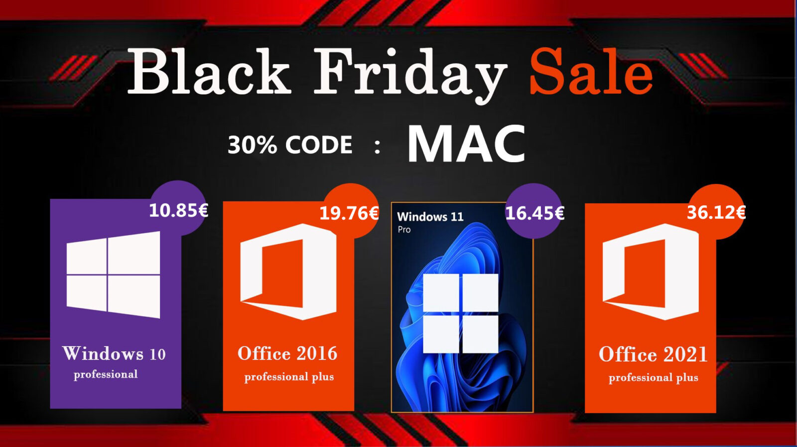 Licenza Lifetime Windows 10 a 10€, fino al 91% di sconto per il Black Friday! Licenza Lifetime Windows 10 a 10€, fino al 91% di sconto per il Black Friday!