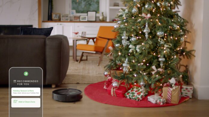 Roomba ora pulisce intorno all’albero di Natale e non solo