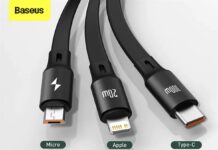 Da BASEUS il cavo 3 in 1 per caricare qualsiasi smartphone o tablet Da BASEUS il cavo 3 in 1 per caricare qualsiasi smartphone o tablet