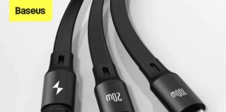 Da BASEUS il cavo 3 in 1 per caricare qualsiasi smartphone o tablet