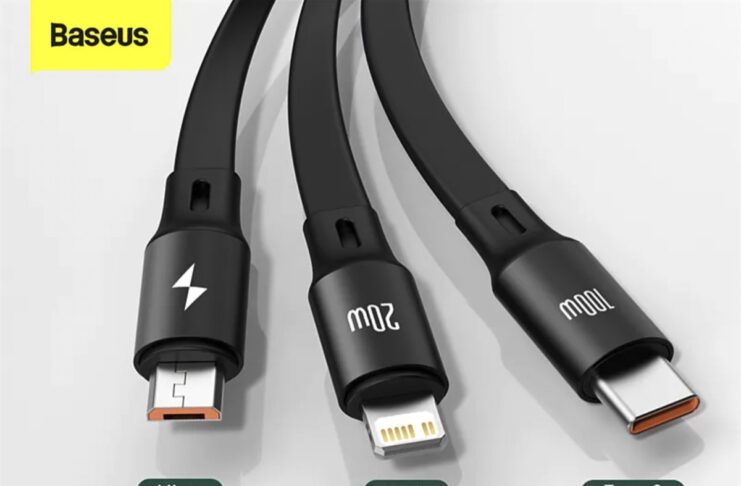 Da BASEUS il cavo 3 in 1 per caricare qualsiasi smartphone o tablet