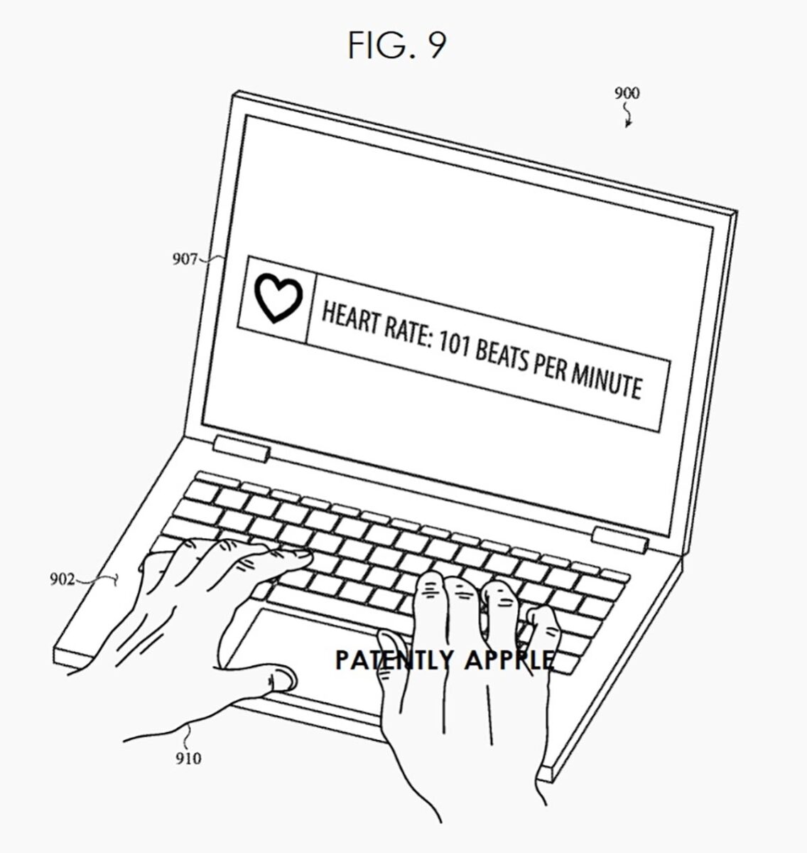 In un brevetto di Apple un sensore nel MacBook per lo stato di salute dell’utente