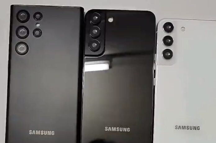 Galaxy S22, i tre modelli in arrivo mostrati in video