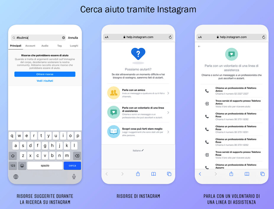 Instagram presenta la guida per genitori con Telefono Azzurro