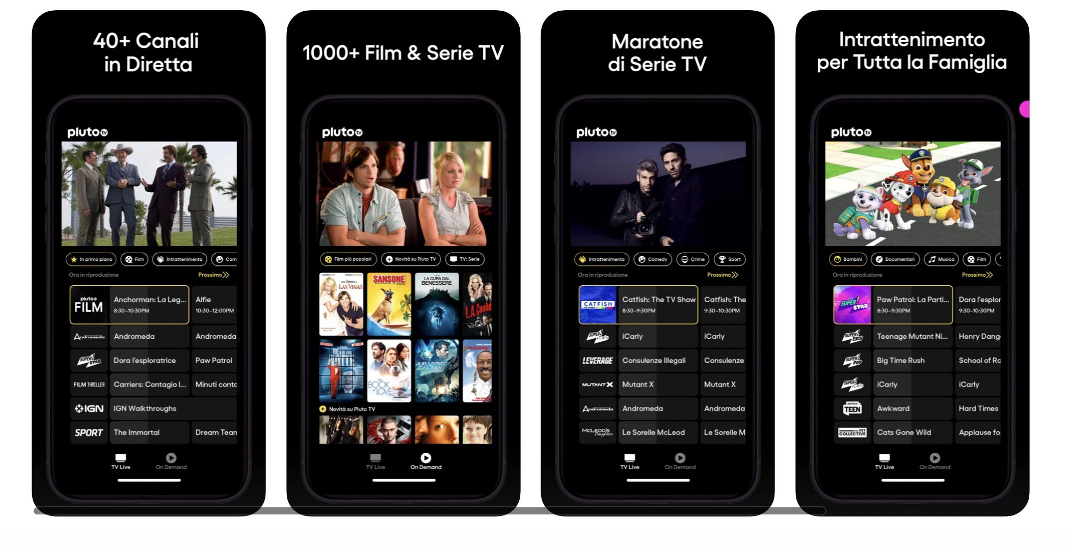 Anche in Italia gli spot per Pluto TV, servizio gratuito per lo streaming televisivo Anche in Italia gli spot per Pluto TV, servizio gratuito per lo streaming televisivo