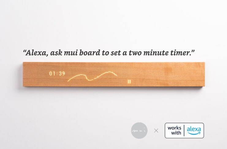 Calm UI, la tavoletta di legno che si interfaccia con Alexa