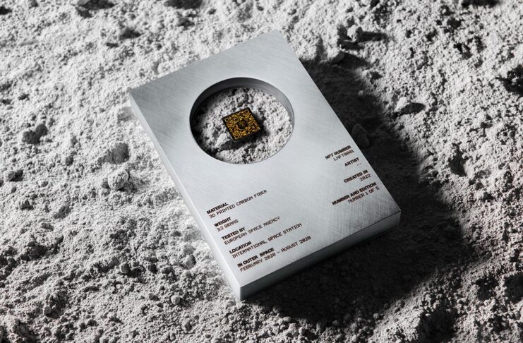 Lamborghini Space Key, un’opera in fibra di carbonio nello spazio debutta negli NFT