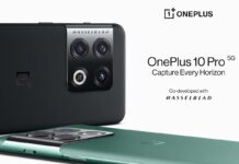 OnePlus 10 Pro mostra tre fotocamere posteriori Hasselblad
