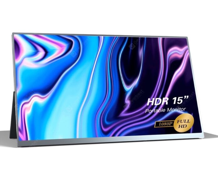 T-BAO T16A, il monitor portatile da 15 pollici con gamma colori al 100% a 148 euro