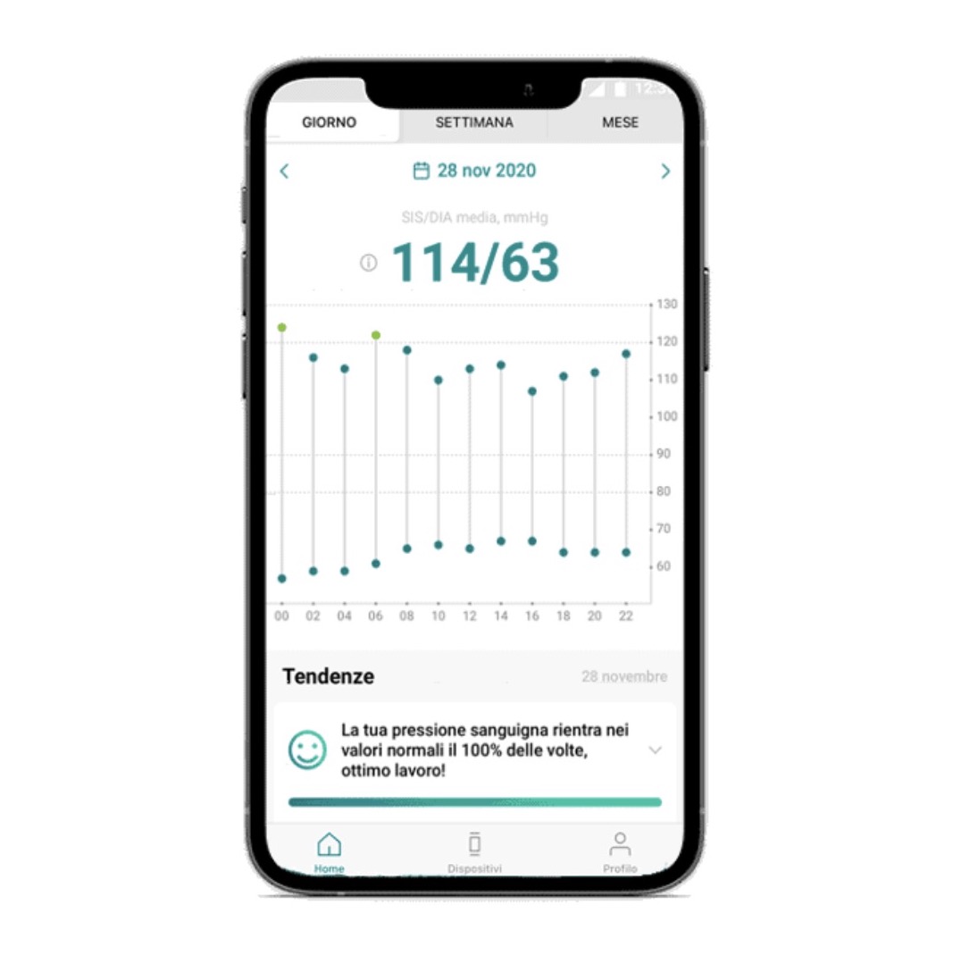 Il misuratore di pressione sanguigna 24/7 di Aktiia si porta sempre al polso