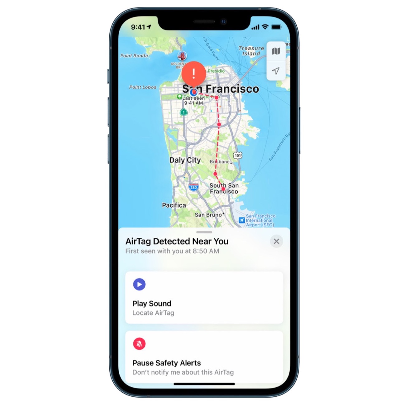 guida sicurezza airtag