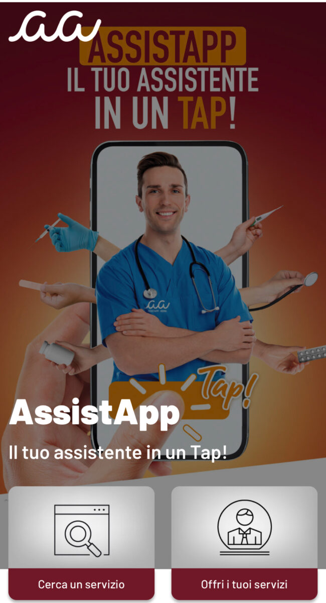 AssistApp, debutta a Roma l’app per i servizi a domicilio