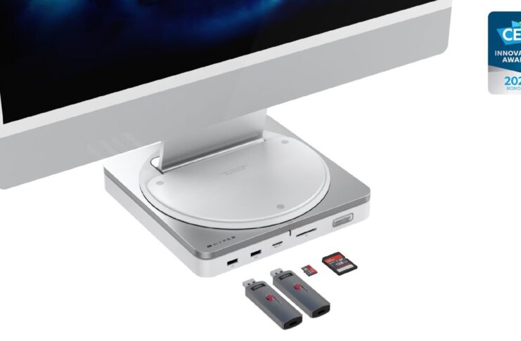 CES 2022, Hyper presenta il dock rotante per iMac 24